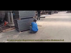 Mano galvanizada en inmersión caliente de rejilla de acero resistente del camión soldada con autógena