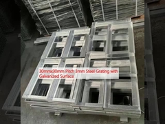 Rejas de acero de 3 mm con superficie galvanizada