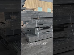 Rejas de piso de acero brillante de 3 mm con barra transversal de 30 mm