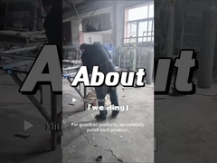 1.2m de altura de la cerca de malla soldada con poste de acero y 50x50mm tamaño