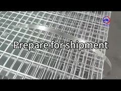 Rejas soldadas de acero inoxidable de 1000x6000 mm para plataformas industriales