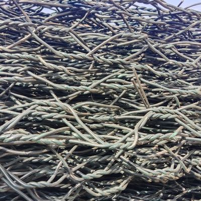 Reinforced 80x100mm Gabion Wire Mesh With Reverse Twisted Weaving Type