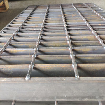 50mm Height 5mm Heavy Duty hot dip galvanized Steel Bar Grating Galvanized For Construction platform Walkway