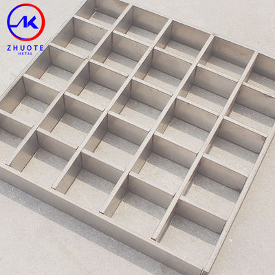 Acero expandido 19w4 malla de rejilla dentada para fachadas arquitectónicas