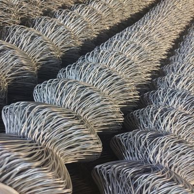 Mesh 70*70mm Galvanized Chain Link Fence Temporary
