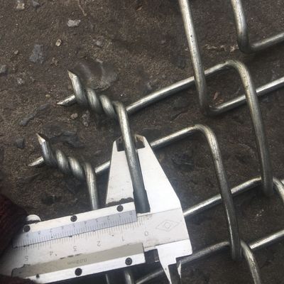 Altura 1,5m Granja 4,0mm Diámetro de alambre Enlace de cadena Cercas galvanizadas