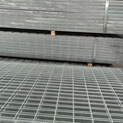 Rejas de suelo de acero soldado galvanizado antideslizante para edificios industriales