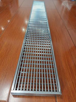 Channel Drainage Trench Cover Stainless Steel Grating 3mm Thick