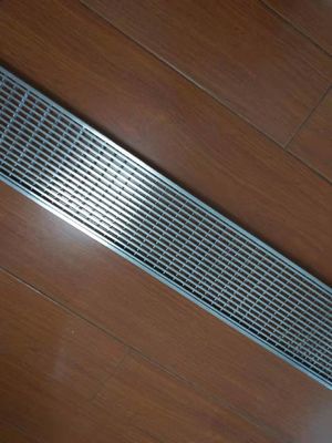 Trench Cover Stainless Steel Grating Compact Channel 20mm High Bar Grate